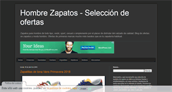 Desktop Screenshot of hombrezapatos.com