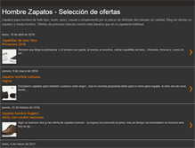 Tablet Screenshot of hombrezapatos.com